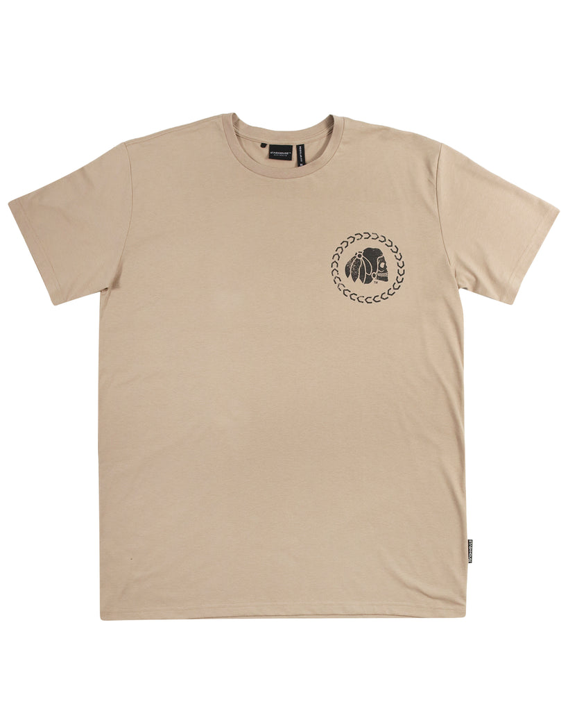 "VERSA" TAUPE REGULAR TEE