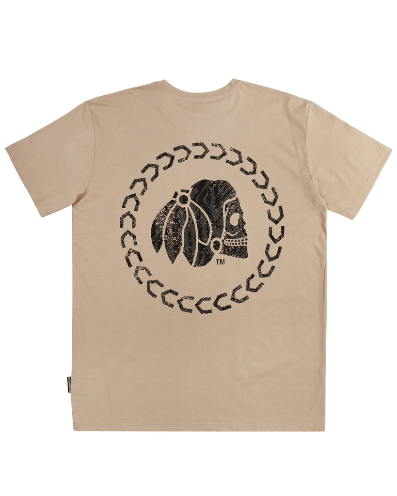 "VERSA" TAUPE REGULAR TEE