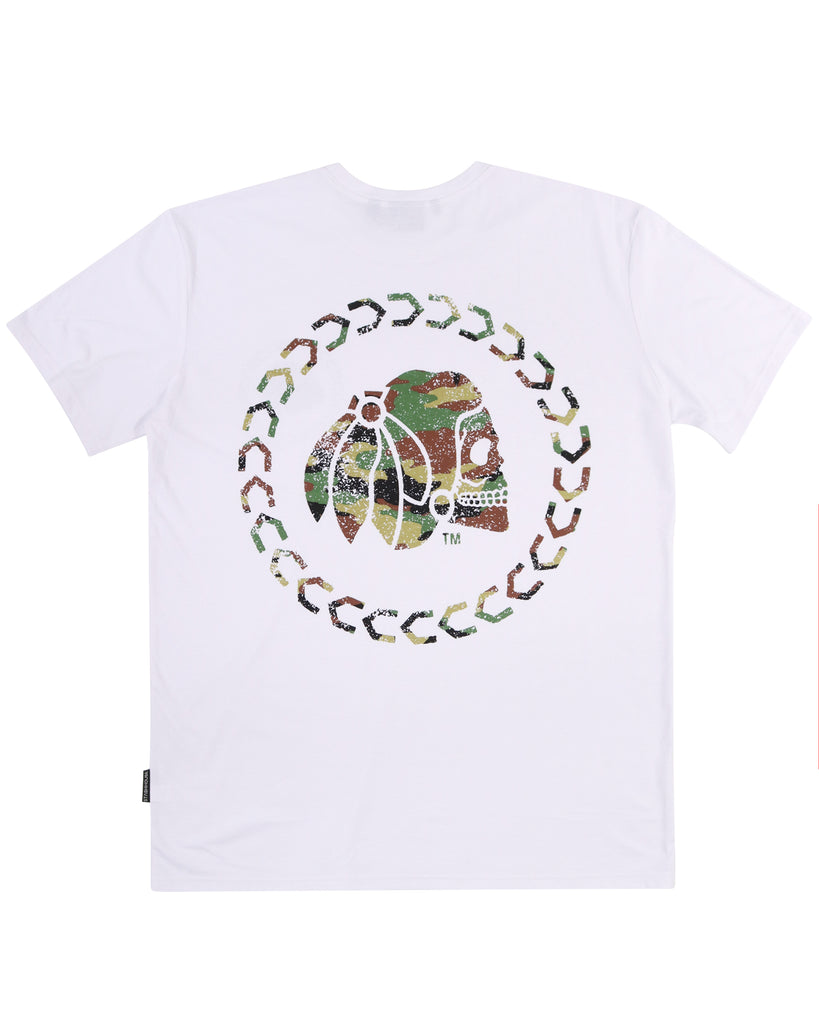 "VERSA" WHITE CAMO REGULAR TEE