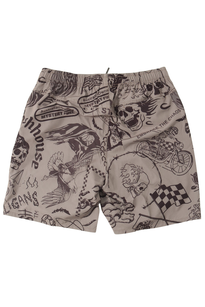 "YARDAGE" TONAL LIFESTYLE SHORTS