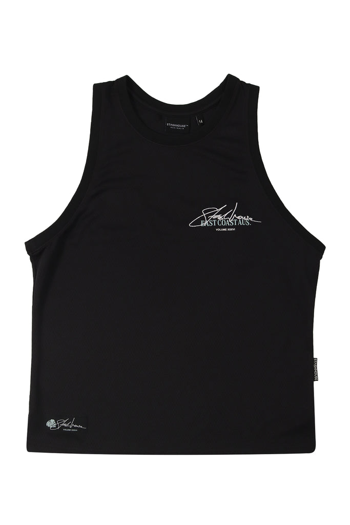 "SIGNATURE" BLACK YOUTH MESH JERSEY