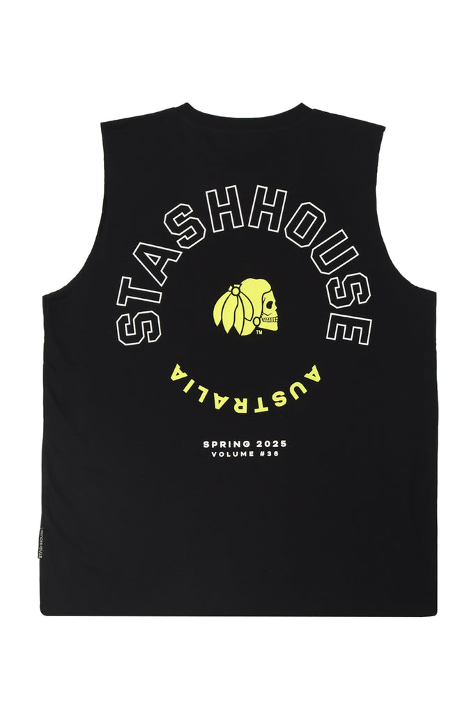 "ARC" BLACK YOUTH MUSCLE TEE