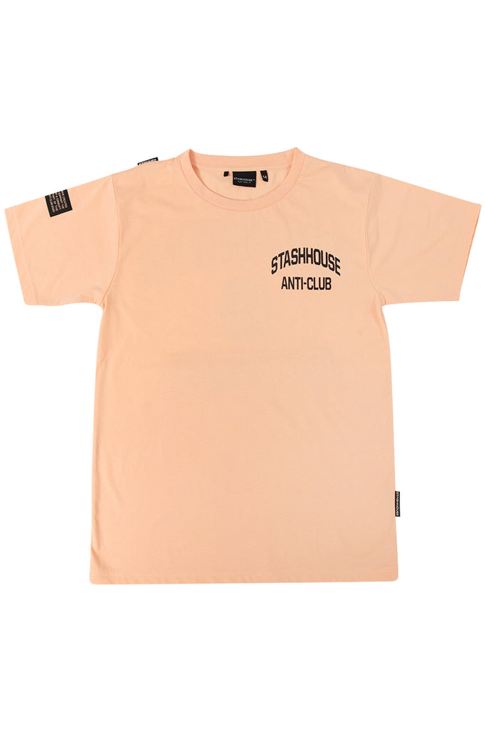 "ANTI CLUB" PEACH YOUTH TEE