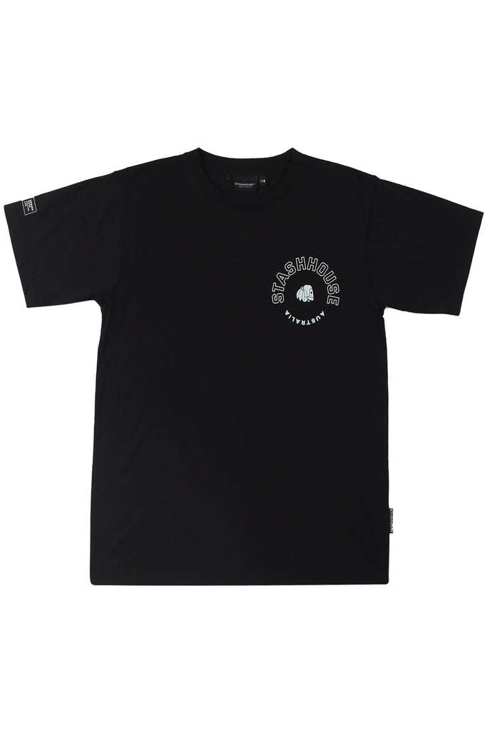 "ARC" BLACK YOUTH TEE