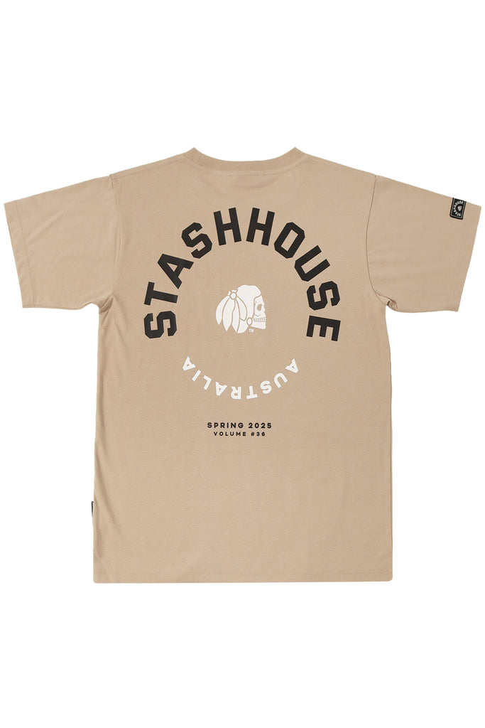 "ARC" TAUPE YOUTH TEE