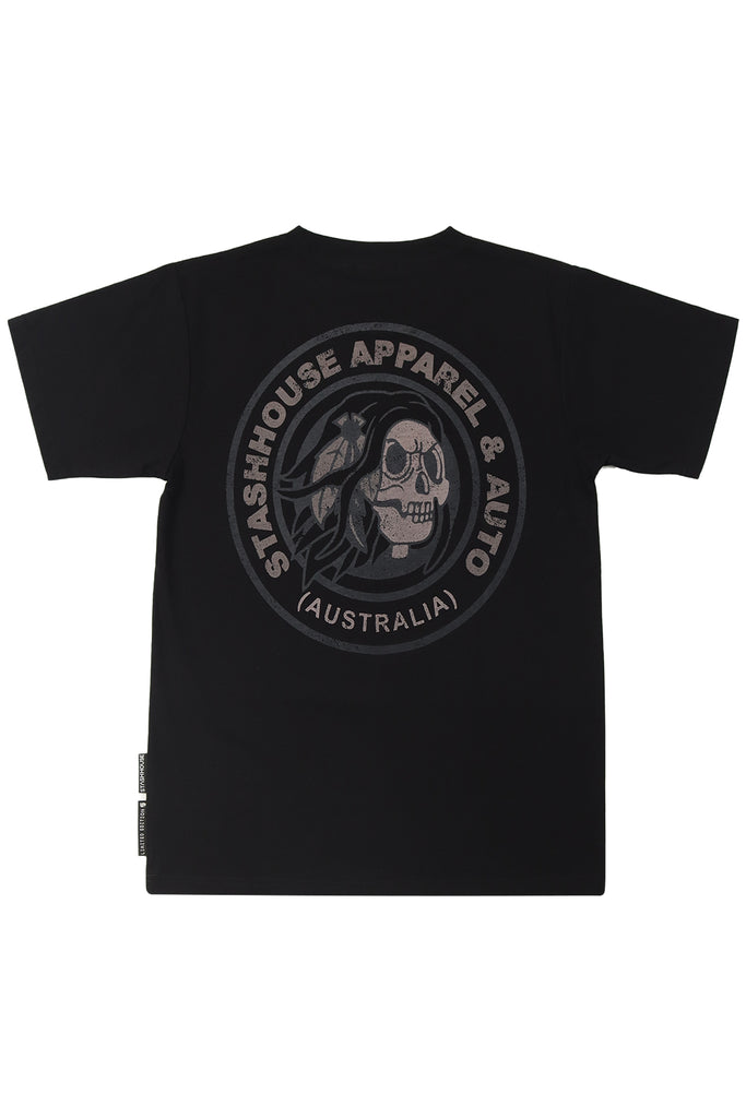 "AUTO" BLACK YOUTH TEE