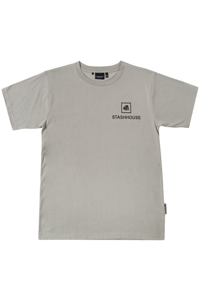 "BOXED" SLATE YOUTH TEE