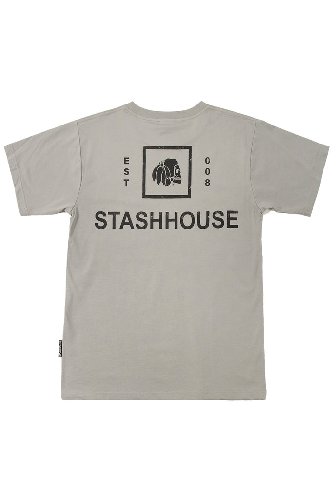 "BOXED" SLATE YOUTH TEE
