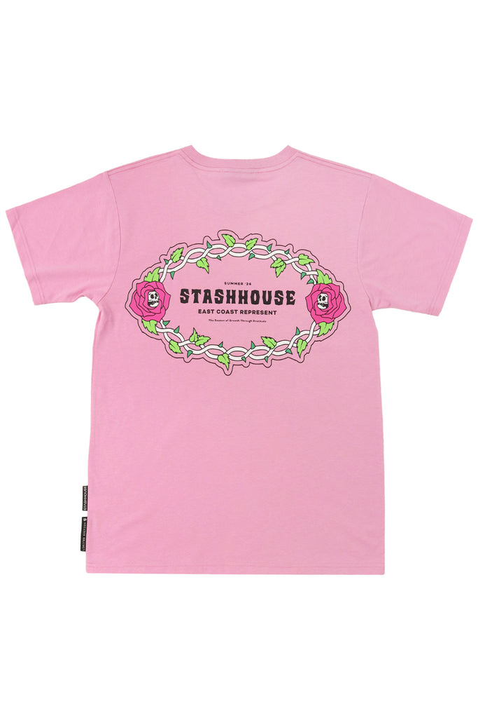 "GRATITUDE" KNOCKOUT PINK YOUTH TEE