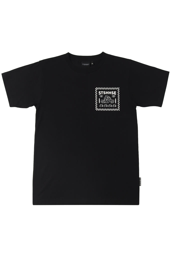 "MOTO" BLACK YOUTH TEE
