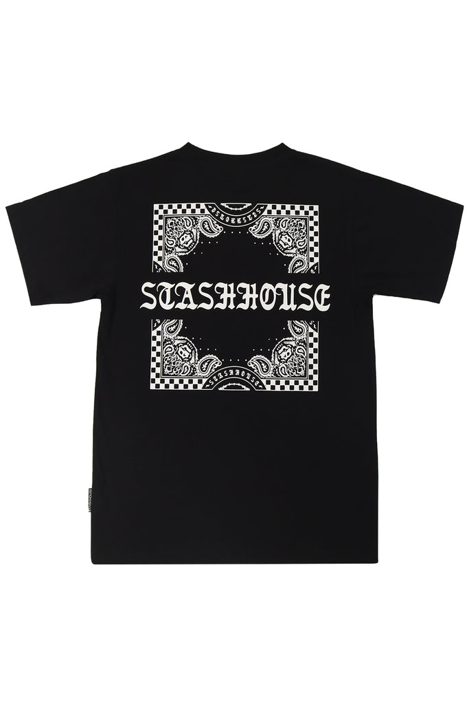"SCARF" BLACK YOUTH TEE