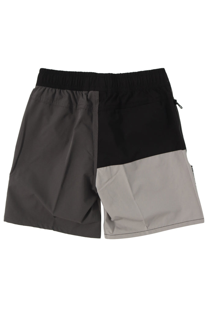 "50/50" GREY PANEL YOUTH LIFESTYLE SHORTS