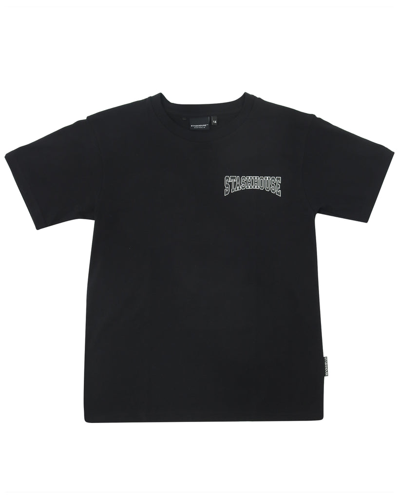 "ARCHIVE" BLACK YOUTH TEE