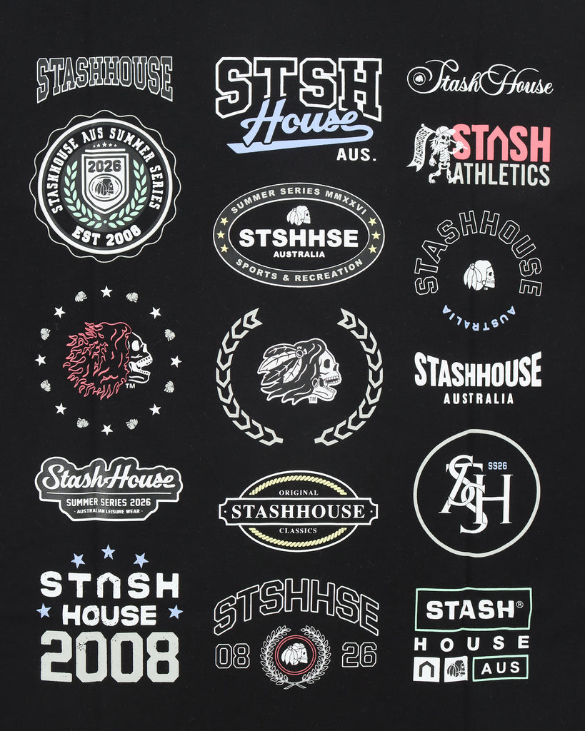 "ARCHIVE" BLACK YOUTH TEE