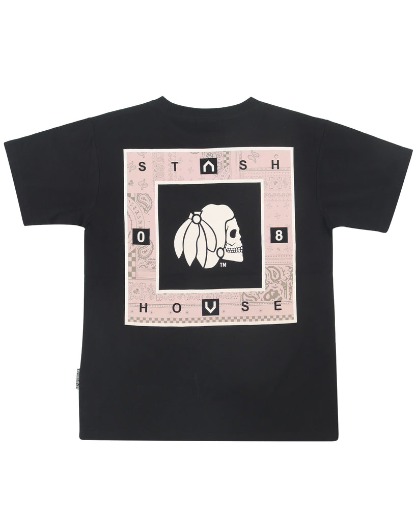 "FRAMEWORK" BLACK YOUTH TEE