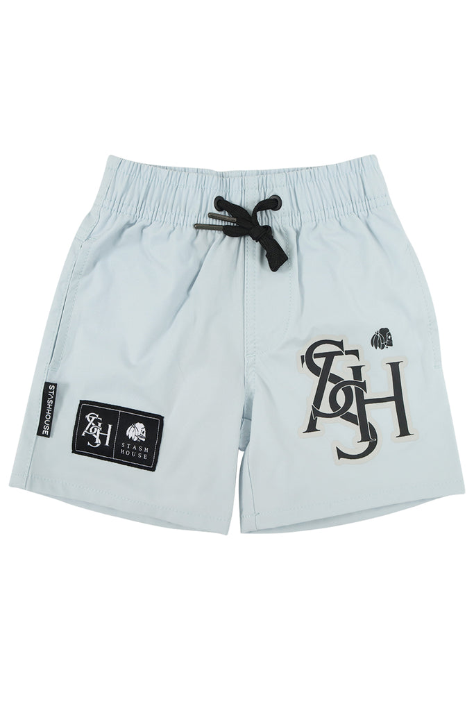 "MONOGRAM" SKY TODDLER LIFESTYLE SHORTS
