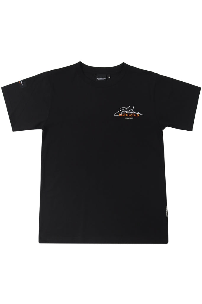 "SIGNATURE" BLACK YOUTH TEE