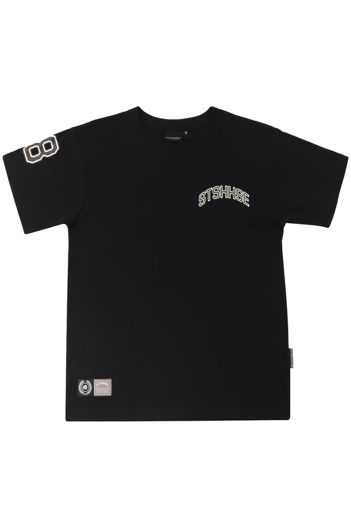 "VARSITY" BLACK YOUTH TEE