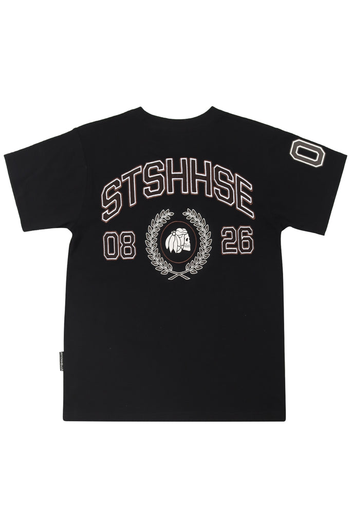 "VARSITY" BLACK YOUTH TEE
