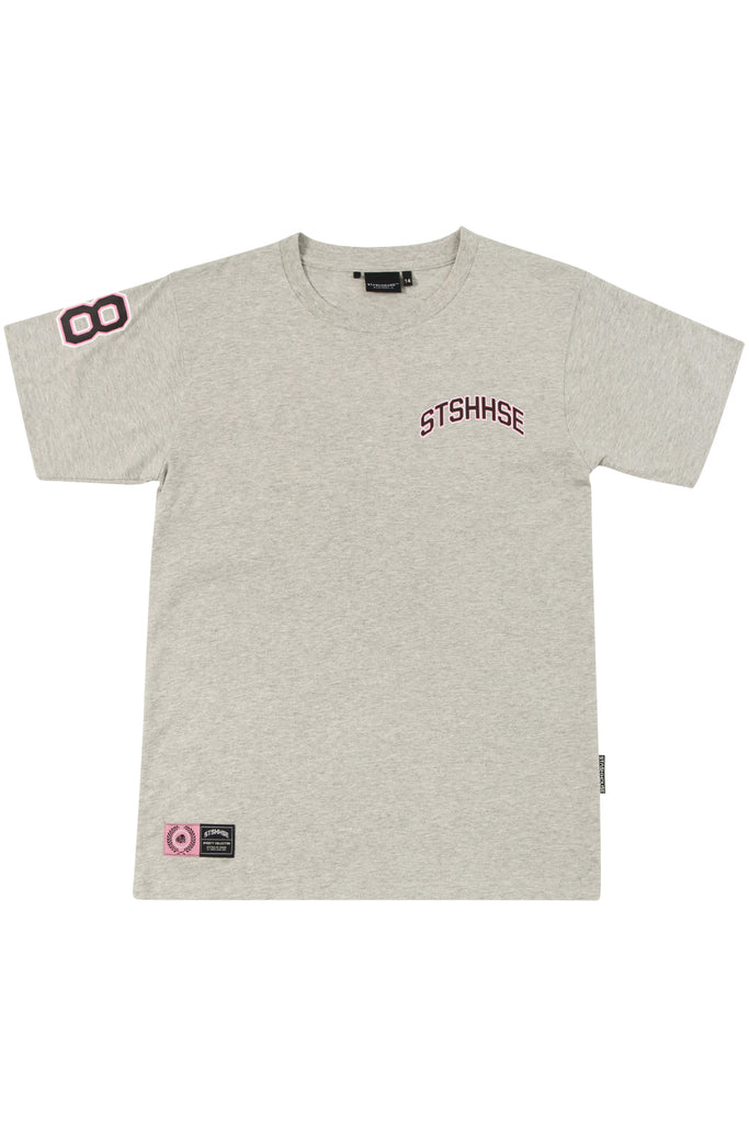 "VARSITY" GREY MARLE YOUTH TEE