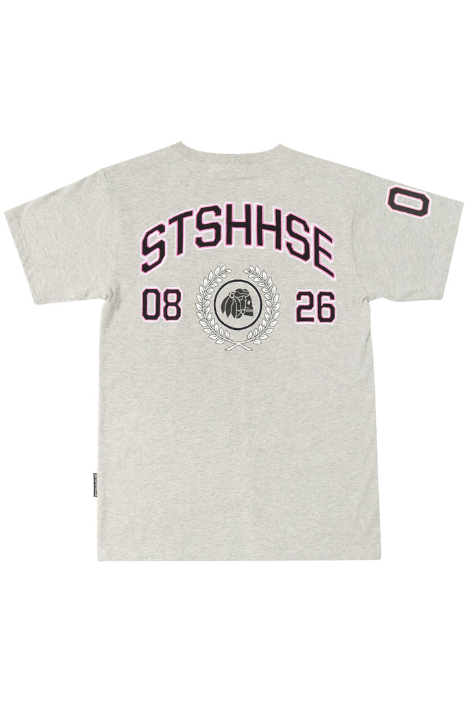"VARSITY" GREY MARLE YOUTH TEE