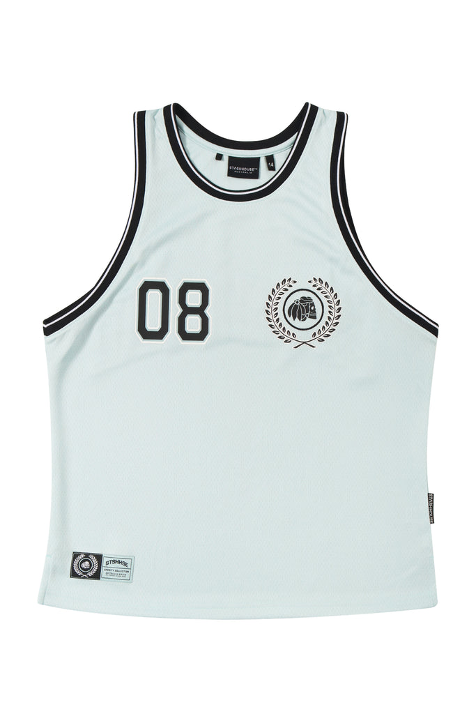 "VARSITY" SKY MESH JERSEY