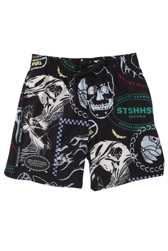 "YARDAGE" MULTI YOUTH LIFESTYLE SHORTS