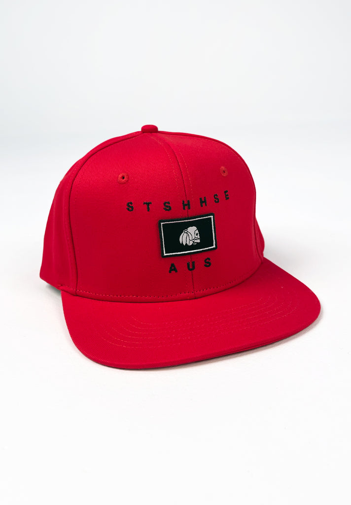"ESSENTIAL FLAG" RED FLAT HAT